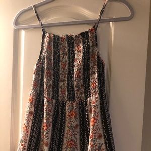 Floral flowy tank top